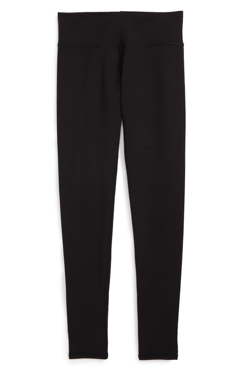 Zella Girl Everyday High Waist Leggings, Main, color, Black