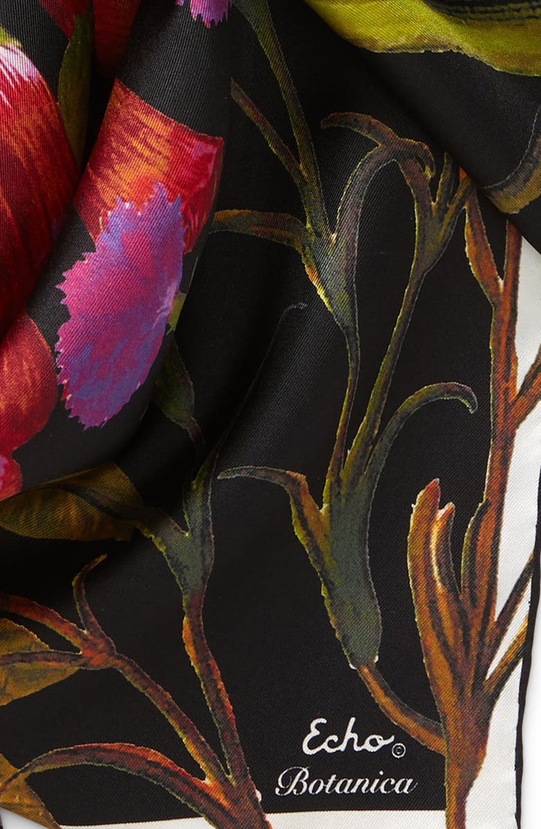 Echo Botanica Silk Square Scarf, Alternate, color,