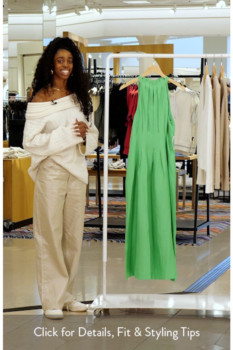 Miller Pleated Midi Dress video