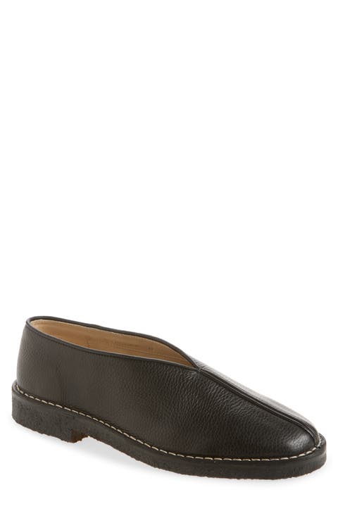 Piped Crepe Slipper Loafer (Nordstrom Exclusive)