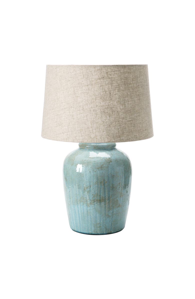 Storied Home Table Lamp with Shade, Main, color, Green