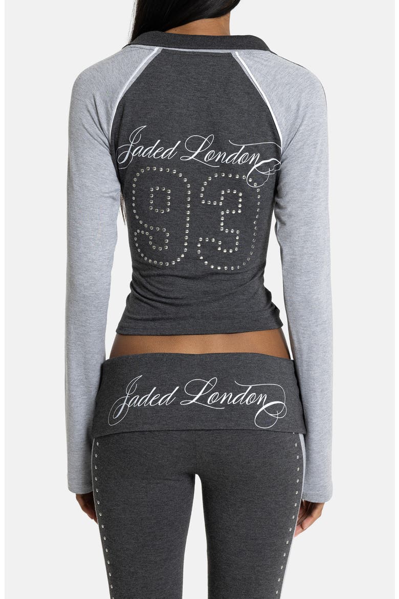 Long Sleeve Baby Tee, Alternate, color, GREY
