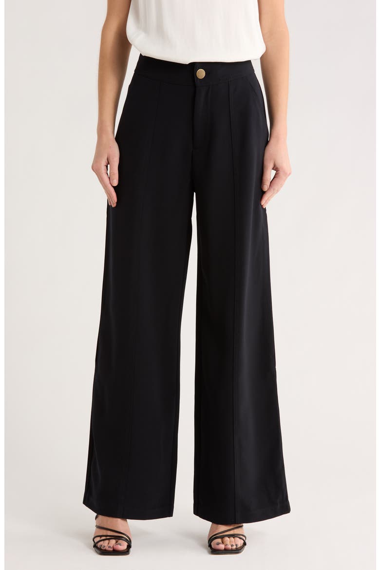 Wide Leg Pants, Main, color, RICH BLACK