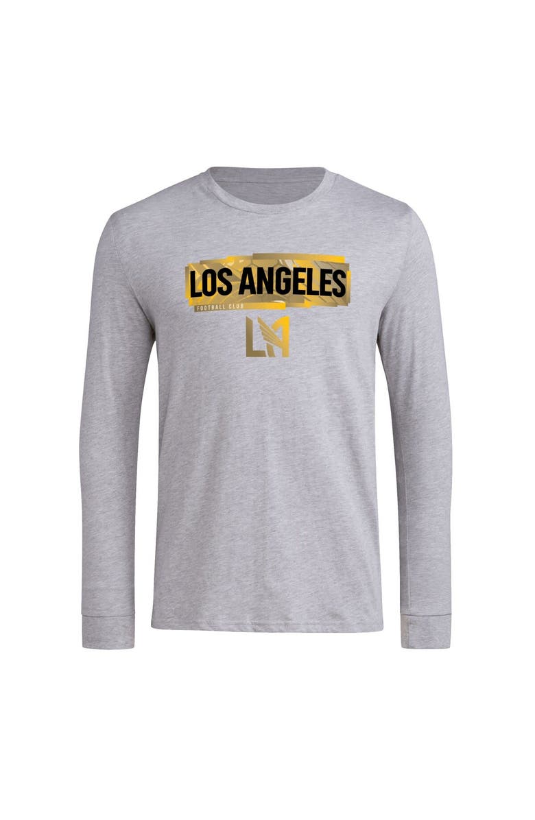 adidas Men's adidas Heather Gray LAFC Local Pop AEROREADY Long Sleeve T-Shirt, Alternate, color, 