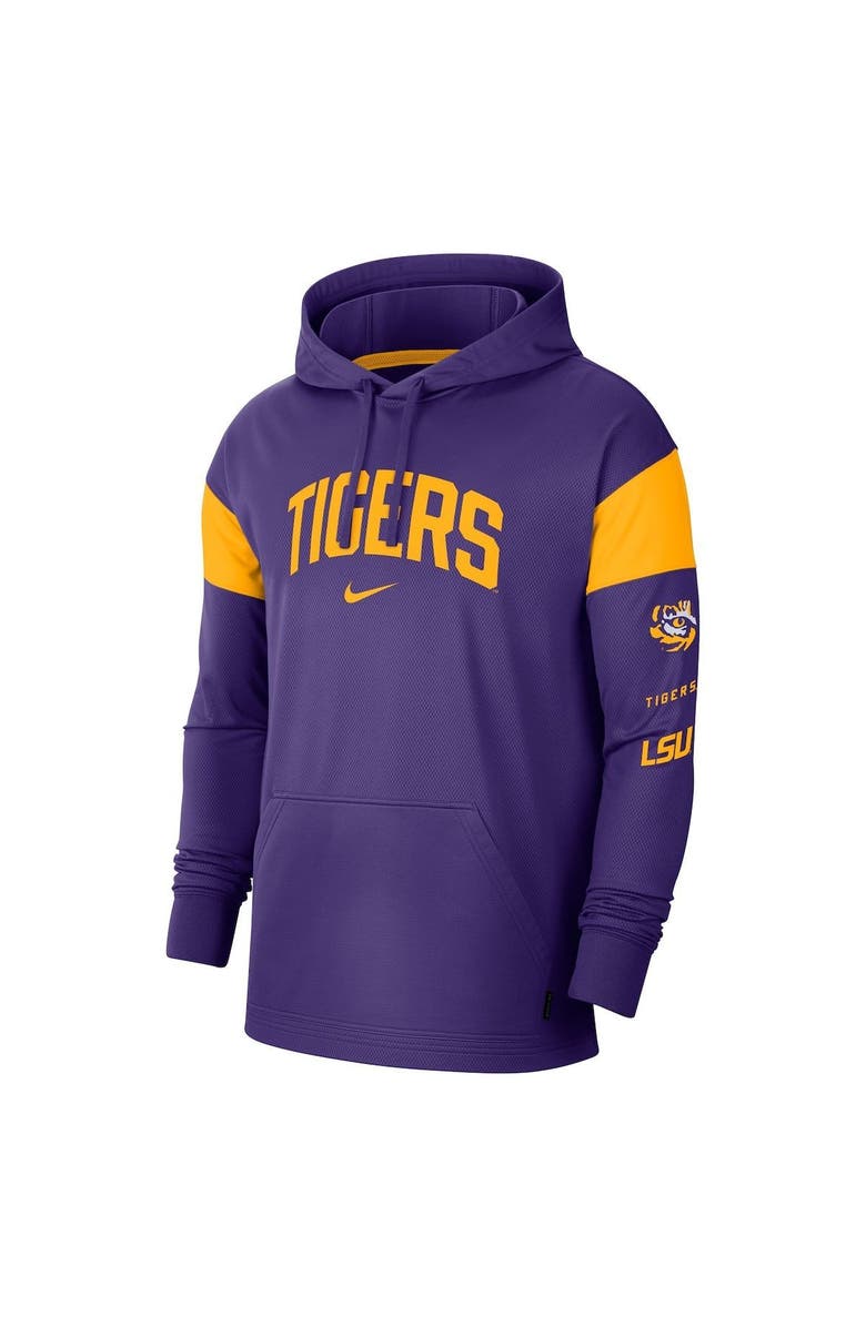 Nike Men's Nike Purple LSU Tigers Jersey Performance Pullover Hoodie, Alternate, color,