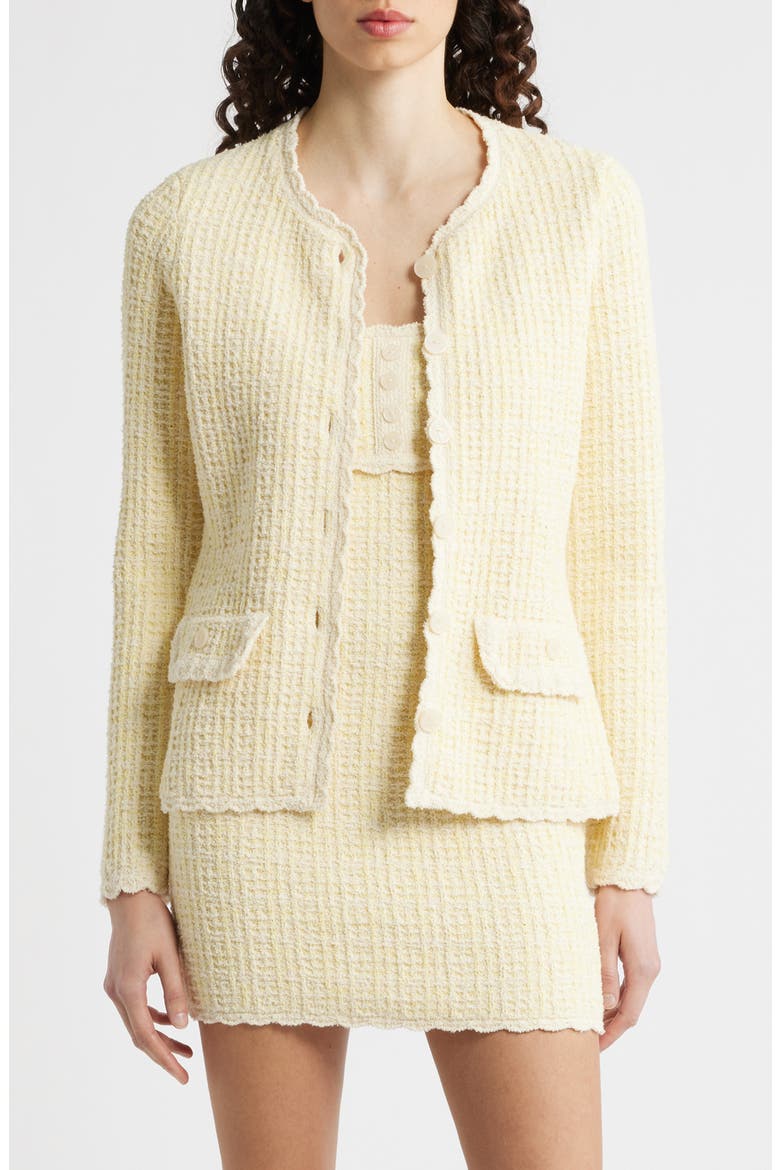 Gaililee Cardigan, Main, color, DAYLILY YELLOW