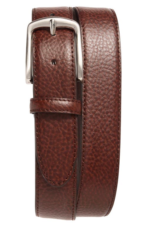 Nordstrom Leland Leather Belt In Brown