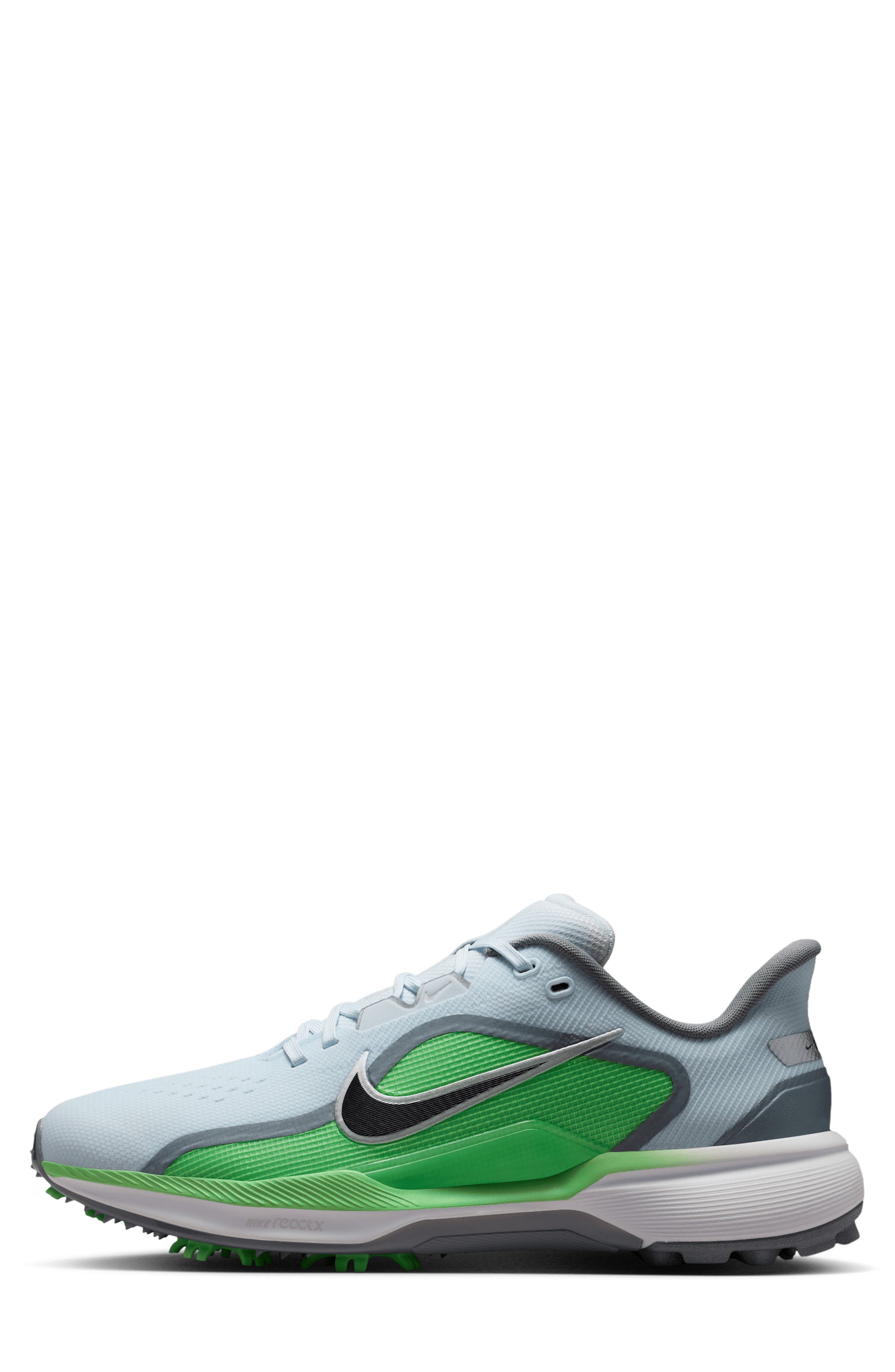 Pegasus 1 G Waterproof Golf Shoe, Alternate, color, GREY/ ILLUSION GREEN/ BLACK