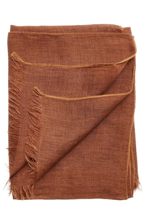 Hand Woven Linen Scarf