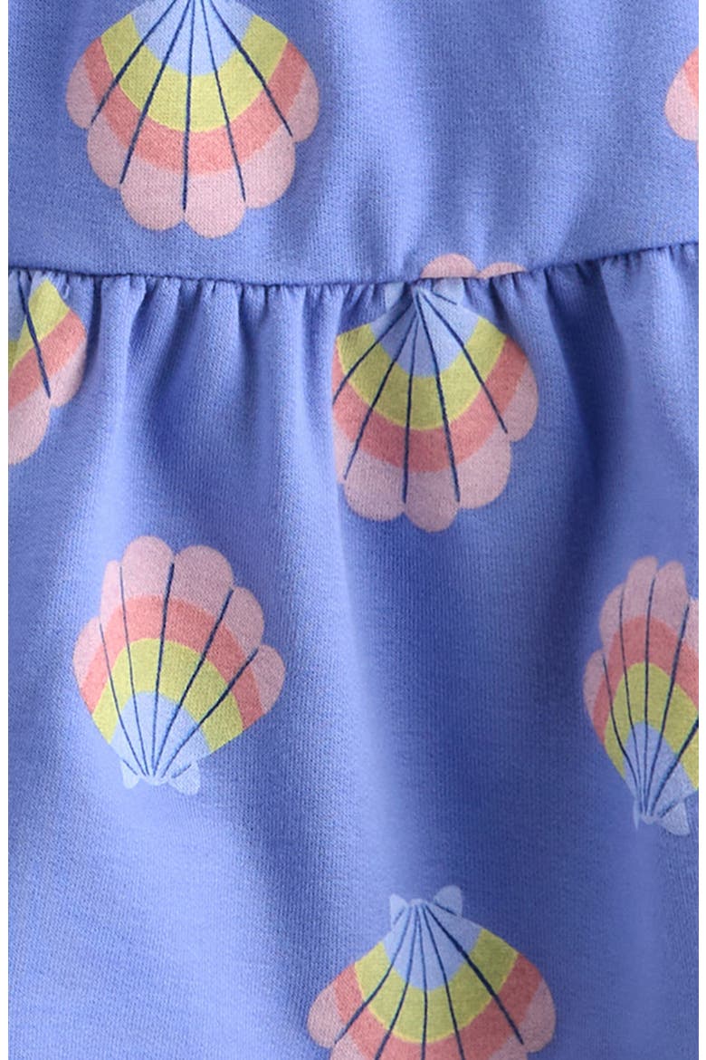 Kids' Flared Shorts, Alternate, color, BLUE PERSIA RAINBOW SEASHELLS