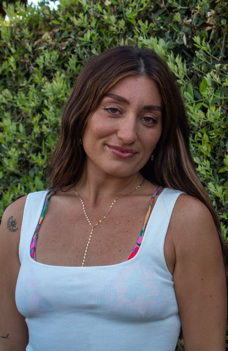 Set & Stones Rio Lariat Necklace, Alternate, color, Gold