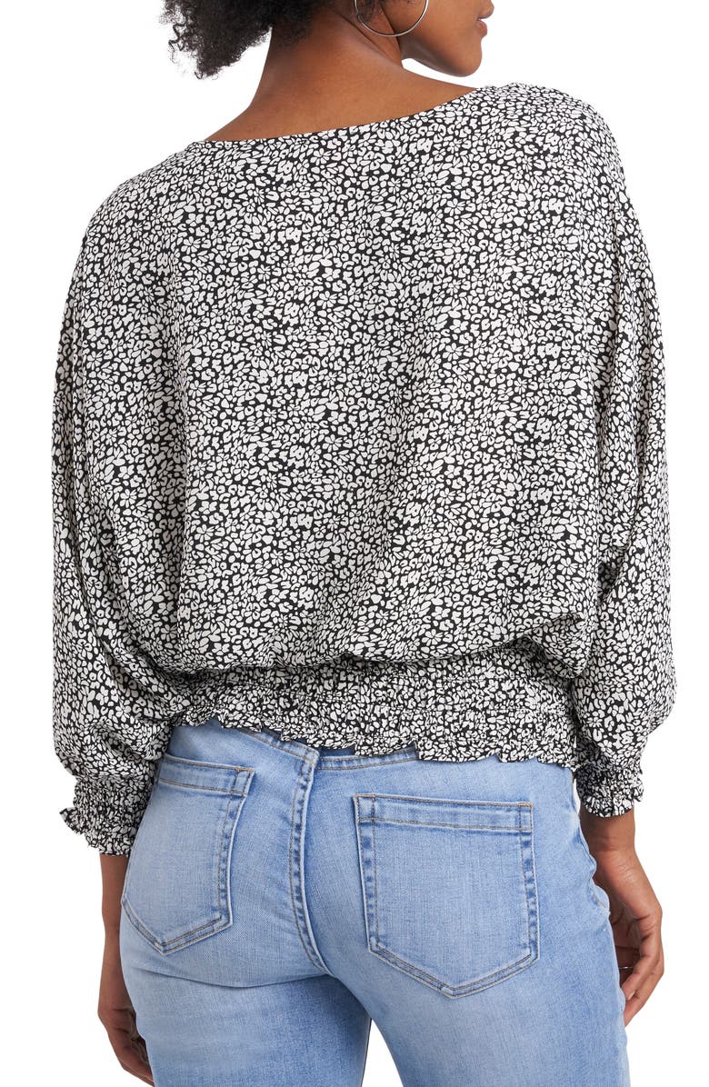 Vince Camuto Smocked Top, Alternate, color, 