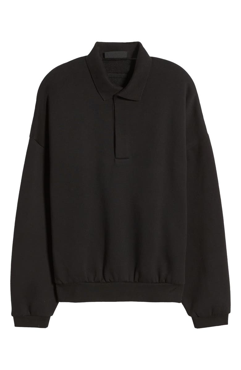 Fear of God Essentials Cotton Blend Polo Sweatshirt, Alternate, color, 