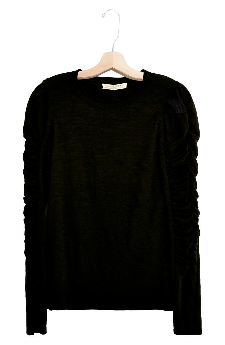 Free People Natasha Ruffle Sleeve Top, Alternate, color,