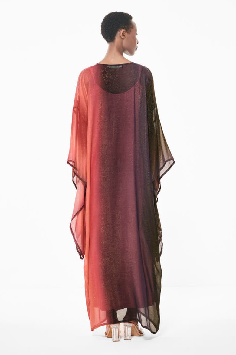 Gradient Print Kaftan Dress, Alternate, color, Multicolor