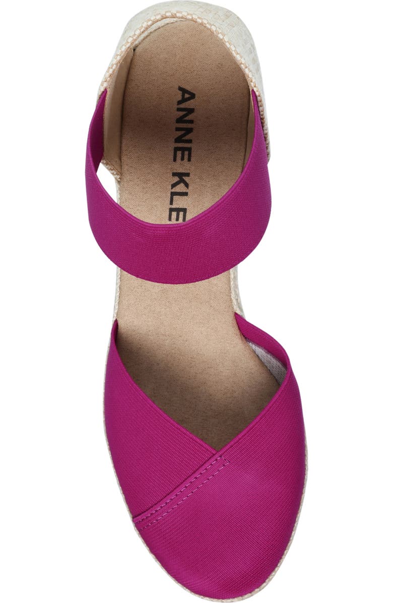 Anne Klein Zoey Wedge Sandal, Alternate, color, Fuschia