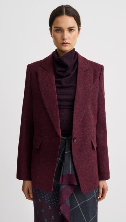 Oversized Long Lapel Blazer