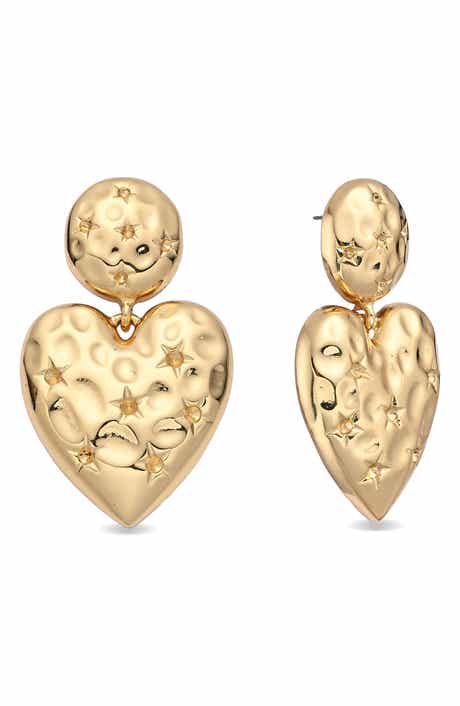 EYE CANDY LOS ANGELES Valeska Heart Earrings