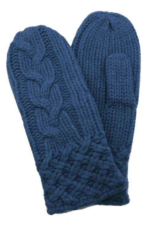 Chunky Cable Knit Mittens