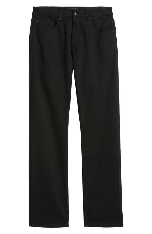 7 For All Mankind The Straight Leg Jeans In Black