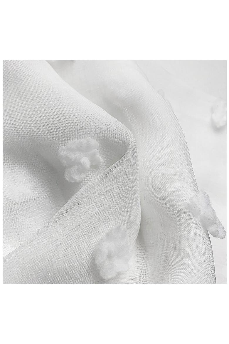 Snowball Shower Curtain, Alternate, color, WHITE