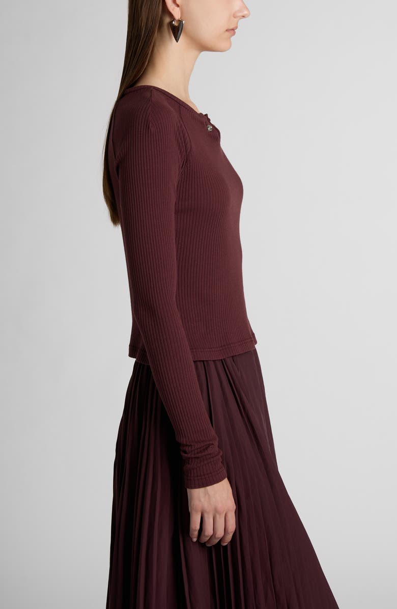 McQueen Rib Long Sleeve Top, Alternate, color, 