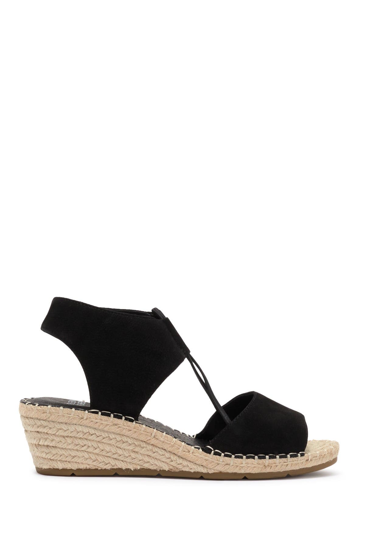 Eileen Fisher Agnes Espadrille Suede Wedge Sandal, Alternate, color, 