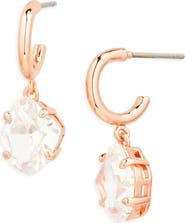 Kate Spade New York treasure trove drop huggie hoop earrings