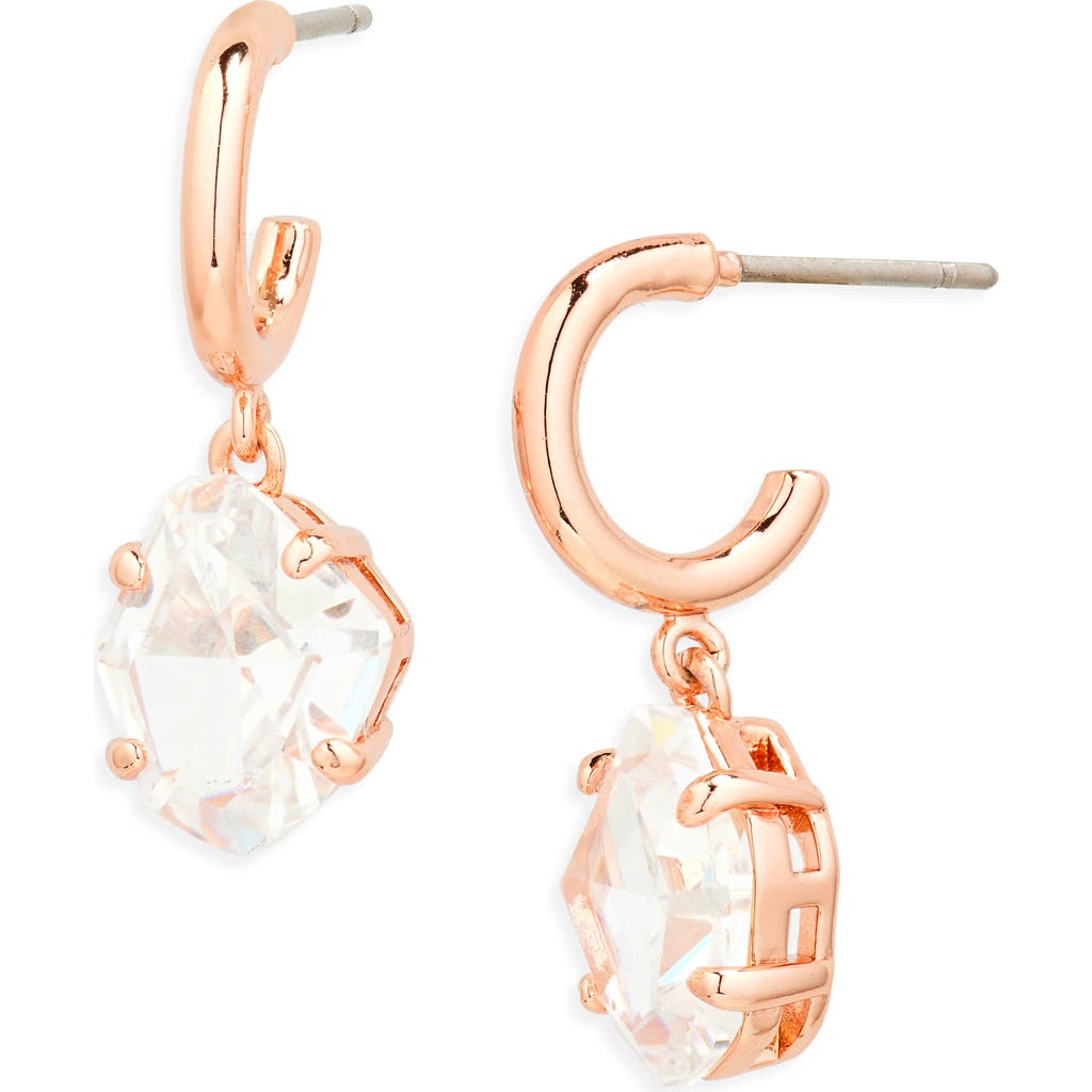 Kate Spade New York Treasure Trove Drop Huggie Hoop Earrings