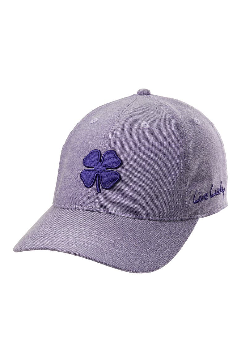 Soft Luck 7 Baseball Cap, Main, color, PURPLE