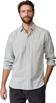 Aubin Gladstone Poplin Button-Down Shirt