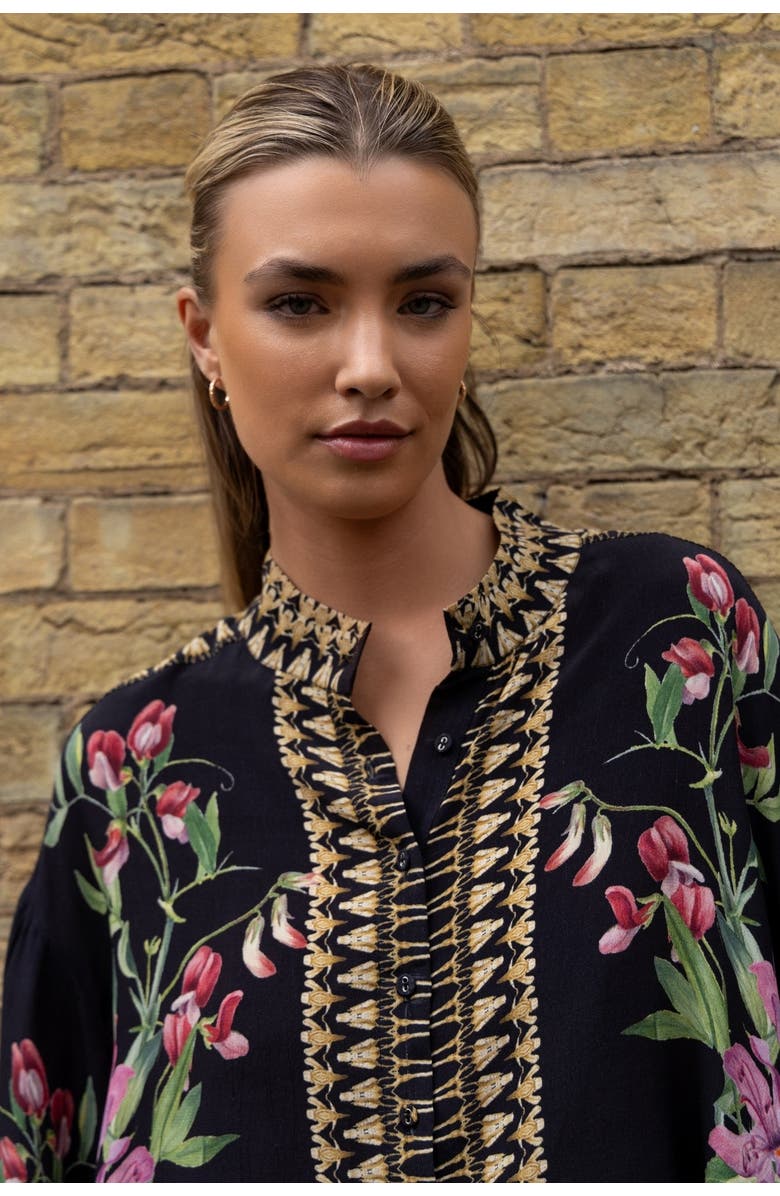 RAISHMA Siara Shirt, Alternate, color, Black