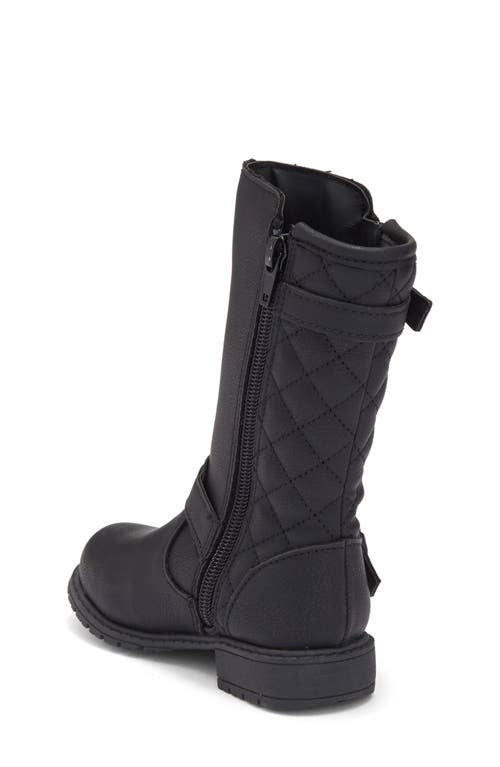 Mia Kids' Lil Gentri Moto Boot In Black