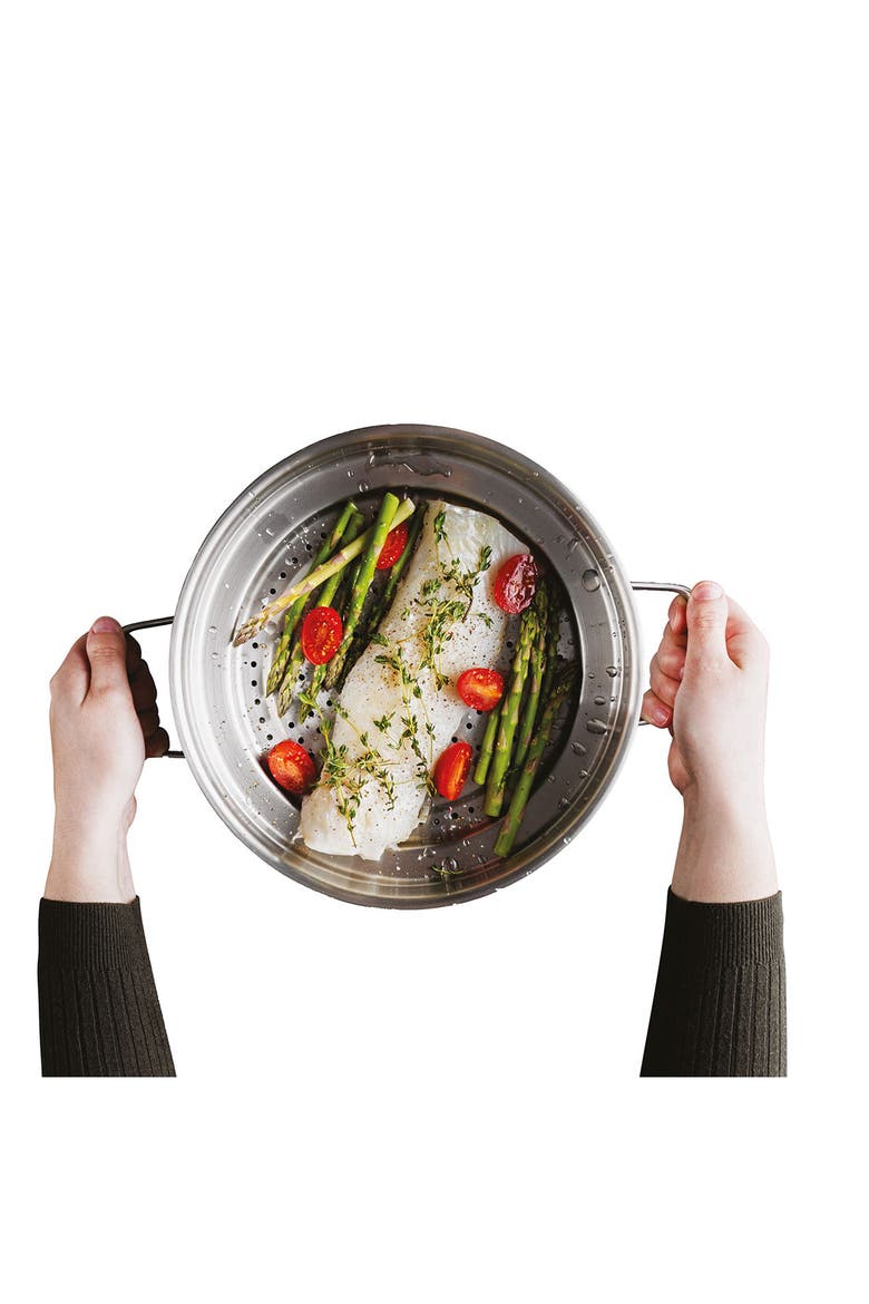 Leo Graphite 10-Inch Steamer, Alternate, color, GREY