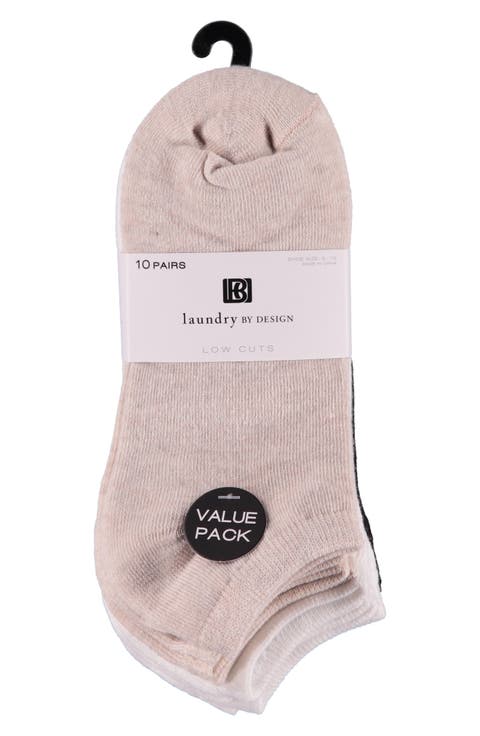 10-Pack Assorted Ankle Socks