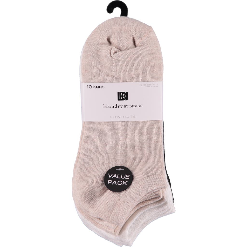 Laundry By Shelli Segal 10-pack Assorted Ankle Socks In Multi