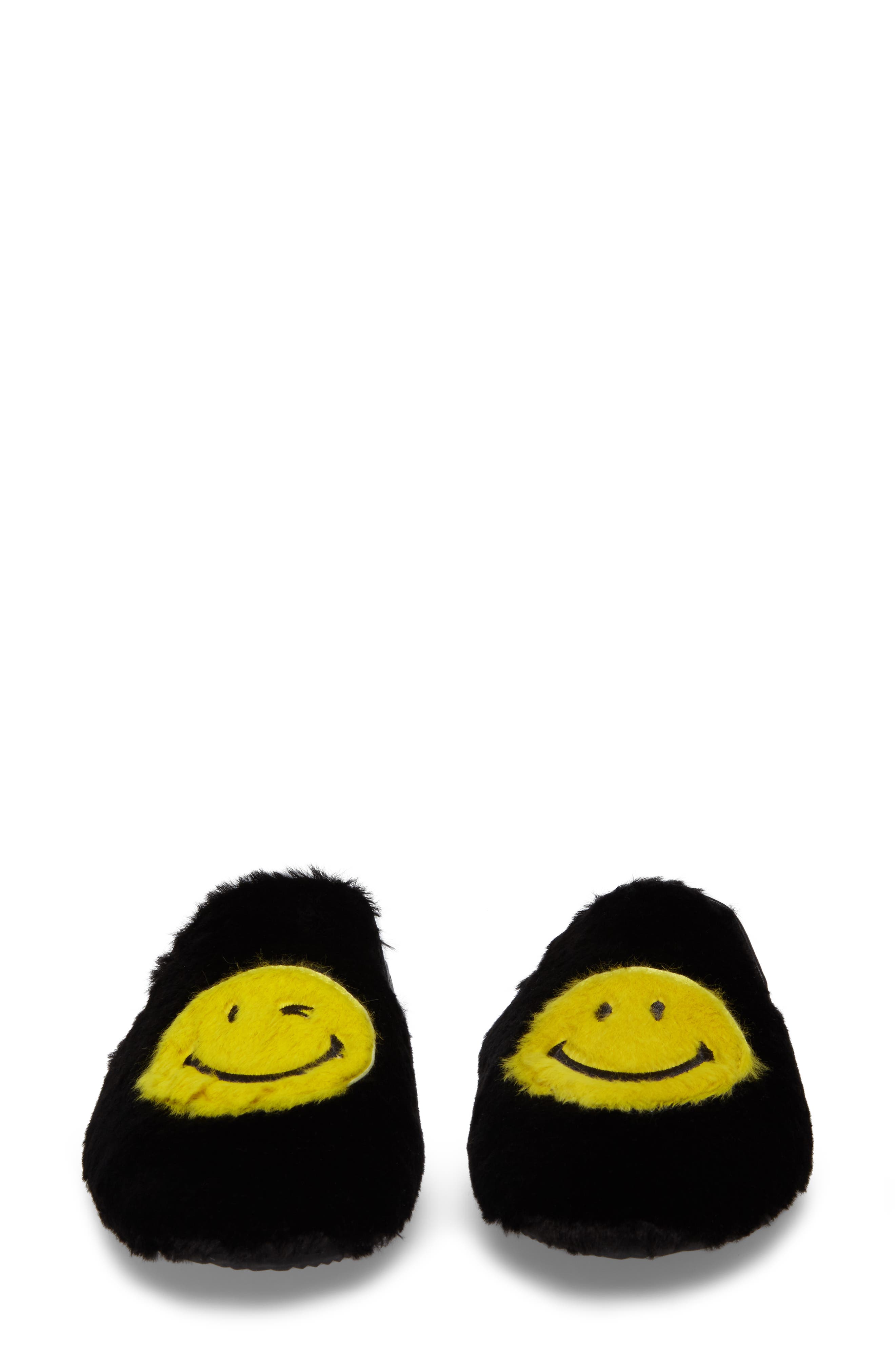 JOSHUA SANDERS Smile Genuine Rabbit Fur Loafer Mule, Alternate, color, 