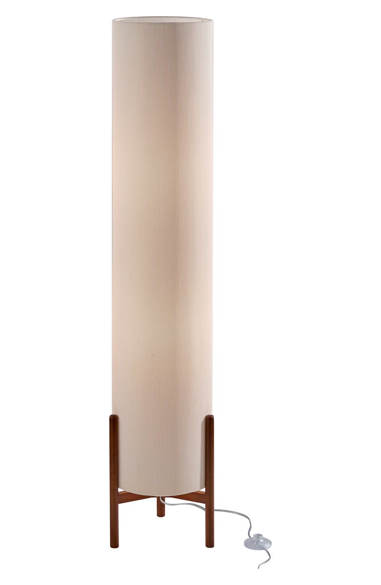 ADESSO LIGHTING Sonora Floor Lantern, Main, color, Walnut
