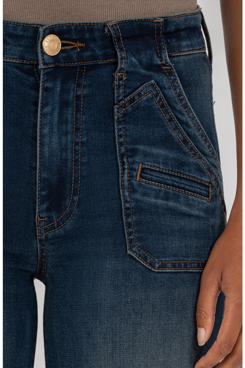 Meg Raw Hem Ankle High Waist Wide Leg Jeans, Alternate, color, ADVANTAGE