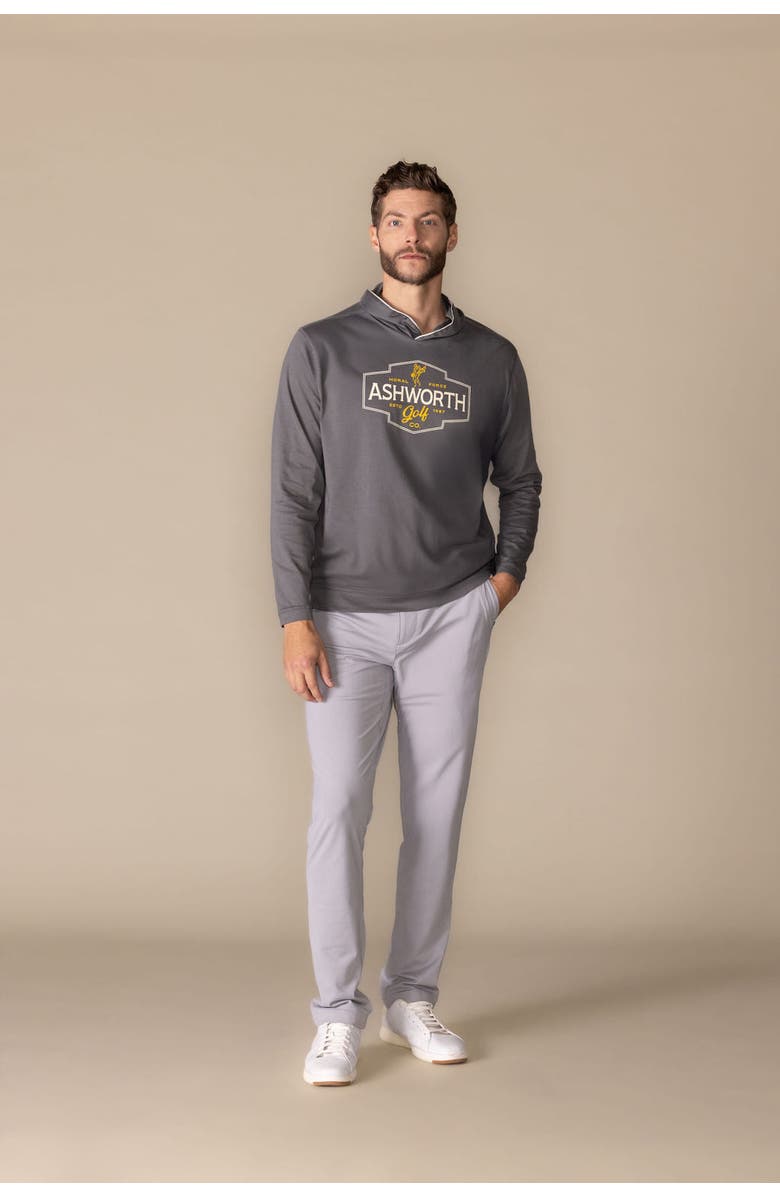 ASHWORTH GOLF Moral Force Shield Hoodie, Alternate, color, Grey