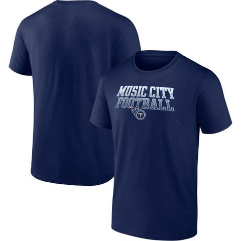Men's Fanatics Branded Navy Tennessee Titans Heavy Hitter T-Shirt