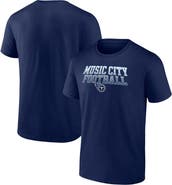 FANATICS Men's Fanatics Branded Navy Tennessee Titans Heavy Hitter T-Shirt