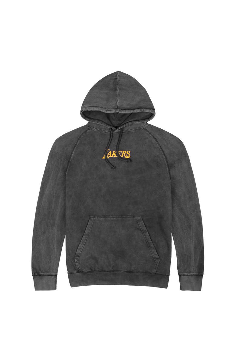 Stadium Essentials Men's Stadium Essentials  Charcoal Los Angeles Lakers Vintage Raglan Pullover Hoodie, Alternate, color, Charcoal