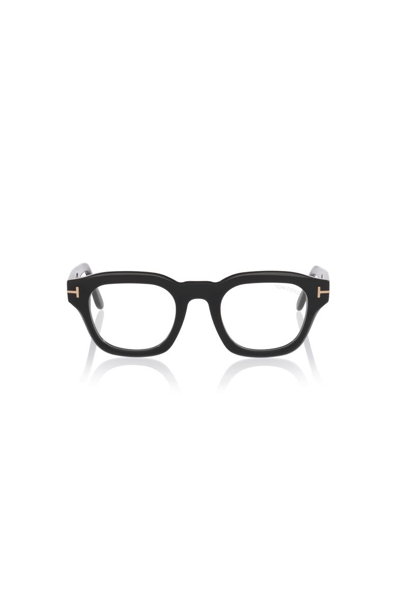 48mm Square optical glasses, Alternate, color, Black