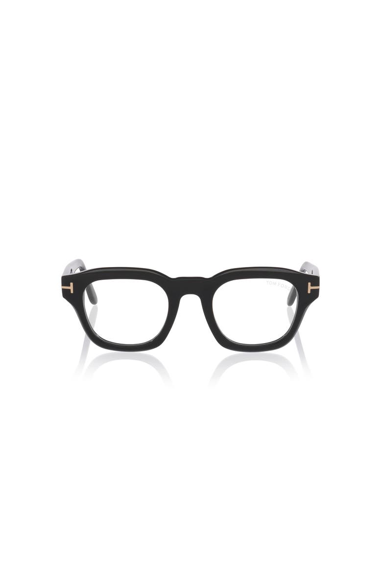 TOM FORD 48mm Square optical glasses, Alternate, color, Black