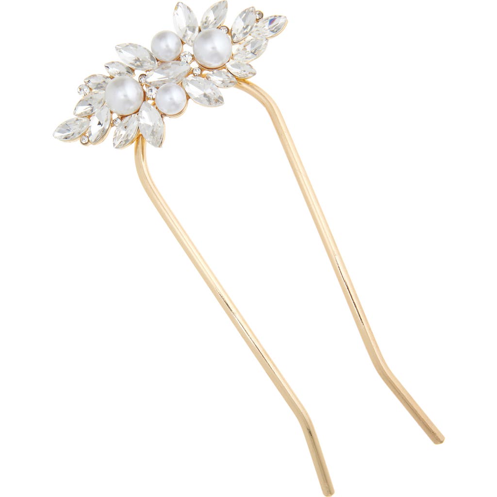 Tasha Crystal & Faux Pearl Hair Stick