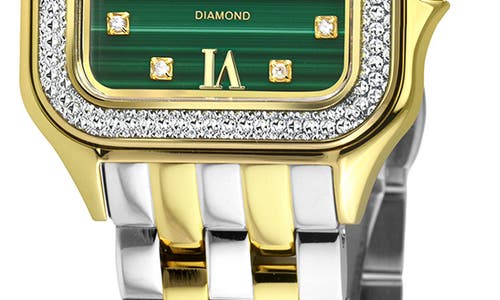 Gv2 Milan Diamond Dial Bracelet Watch, 27.5mm In Brown