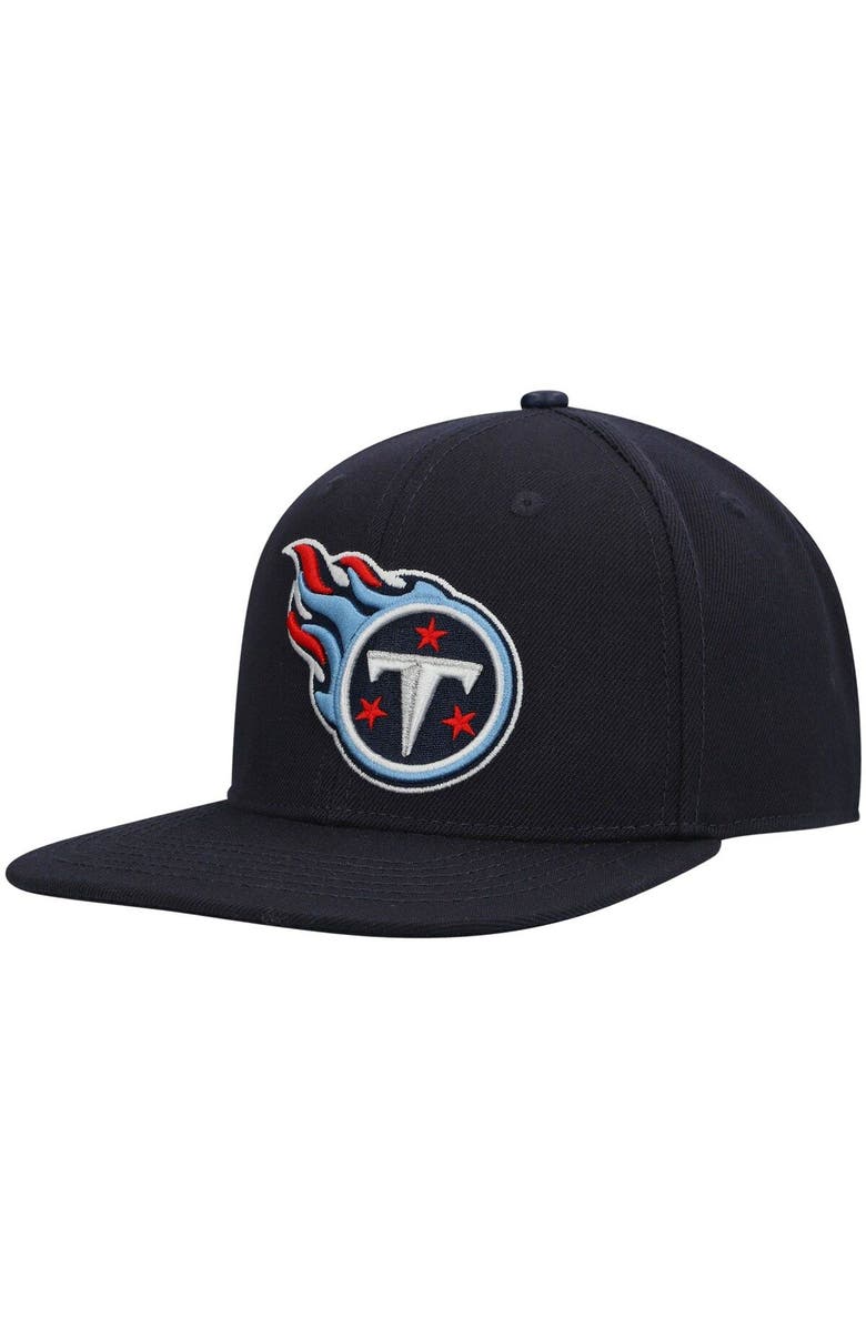 PRO STANDARD Men's Pro Standard Navy Tennessee Titans Logo II Snapback Hat, Alternate, color, Navy