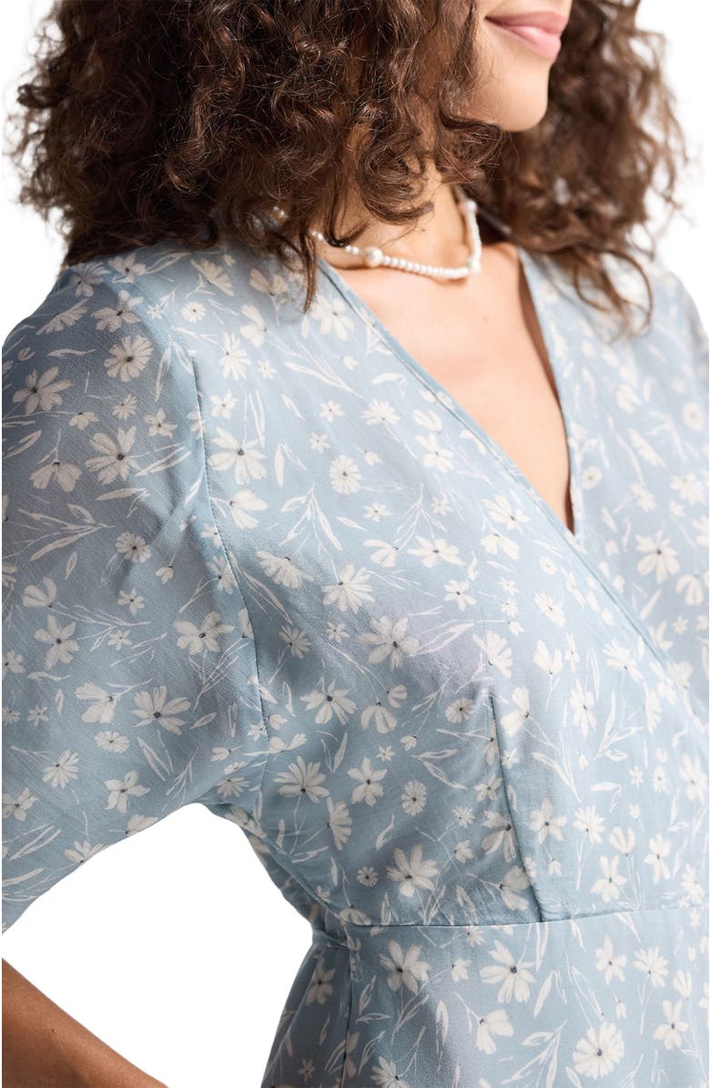 Reistor Maxi Wrap Dress, Alternate, color, Floral Poetry