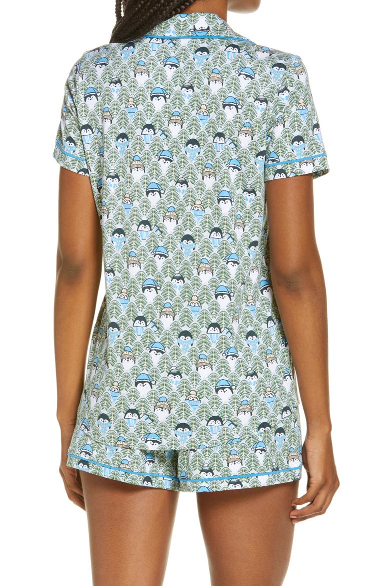 The Pings Short Pajamas, Alternate, color, GREEN